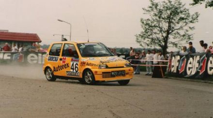 Jacek Sikora i Marek Kaczmarek - Fiat Cinquecento Sporting.